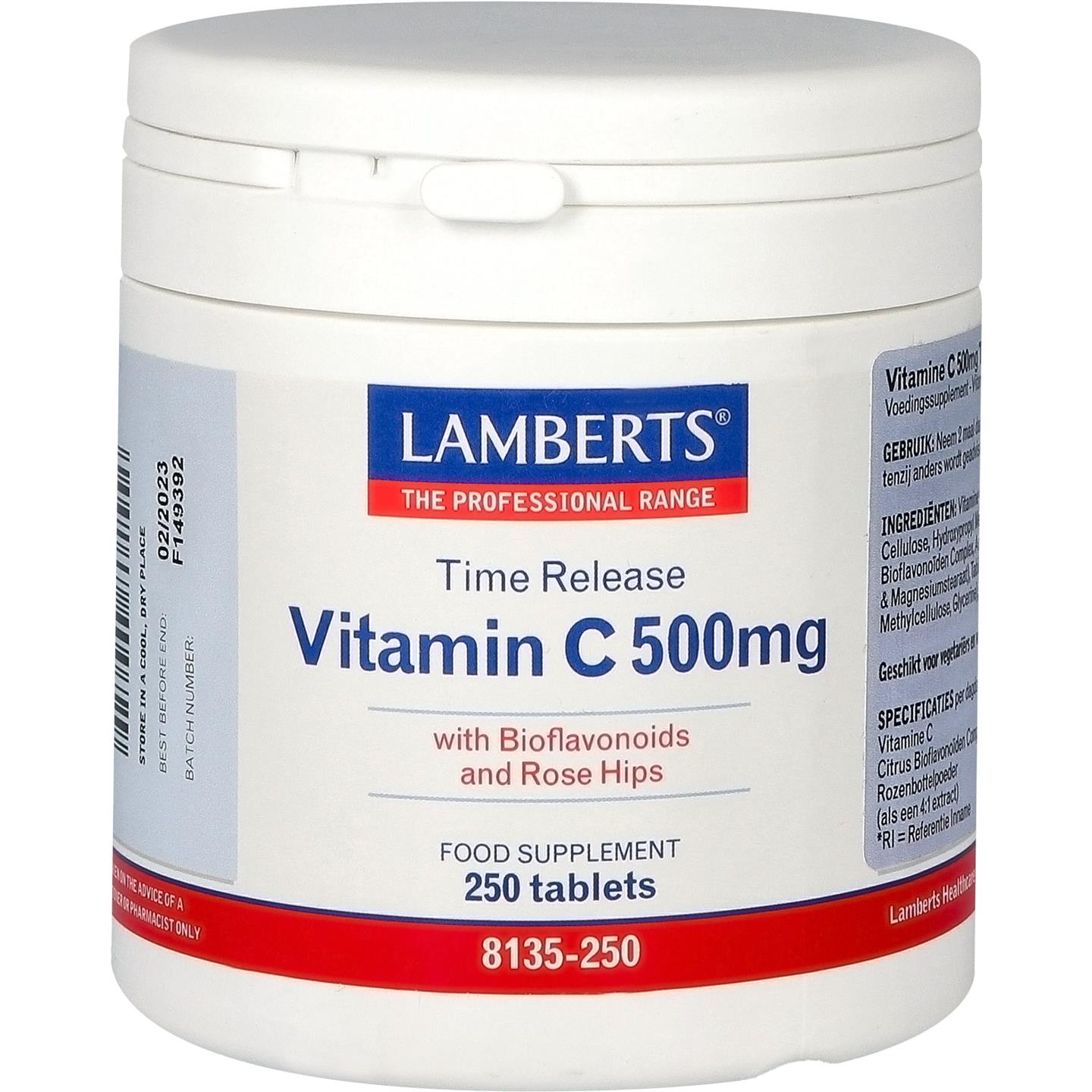 Vitamine C 500 mg Time Release