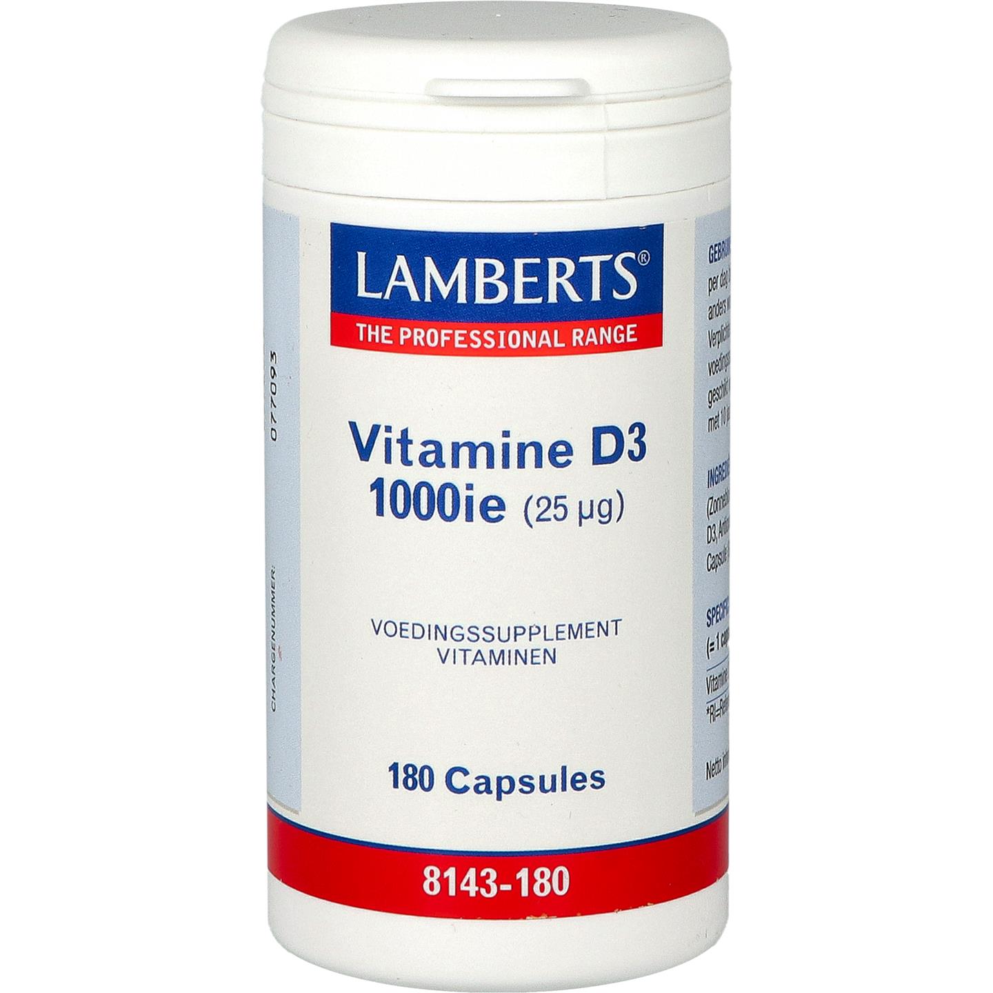 Vitamine D3 1000 IE (25 mcg)