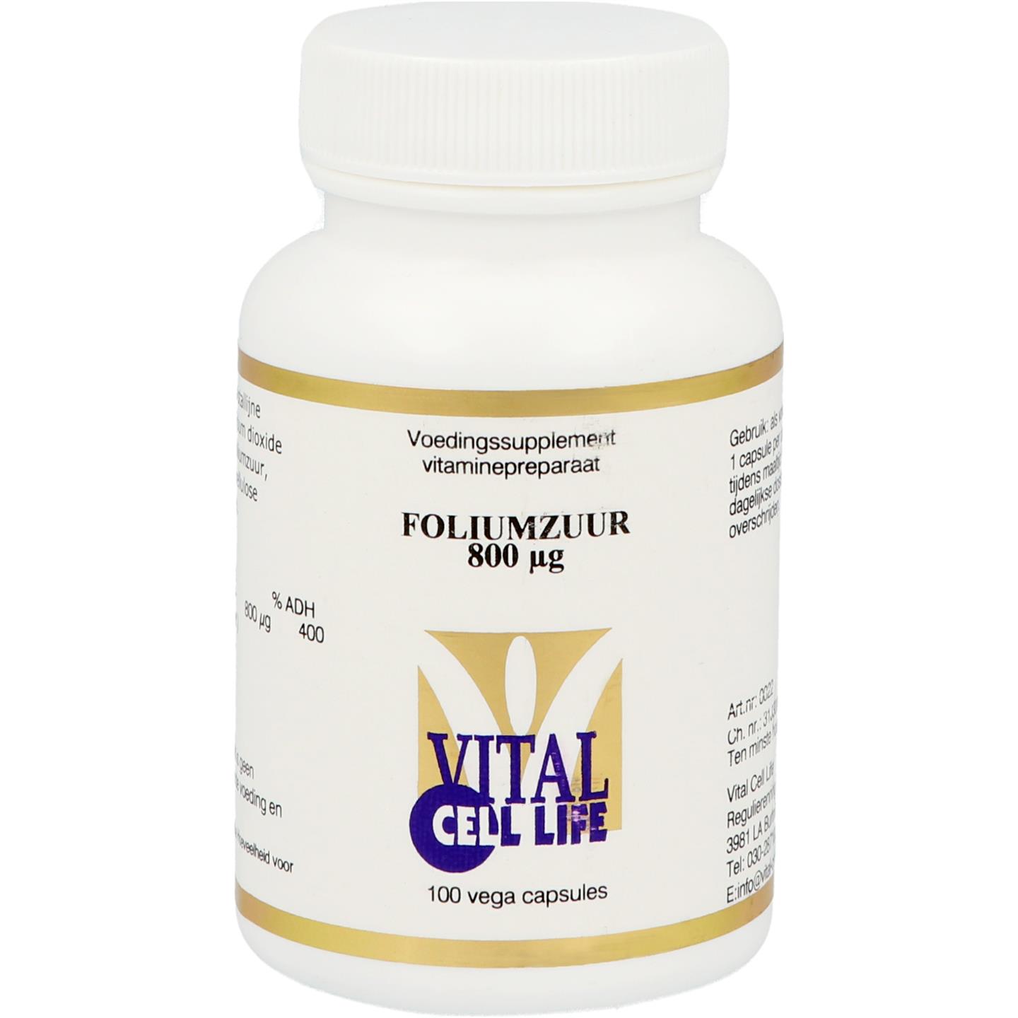 Foliumzuur 800 mcg